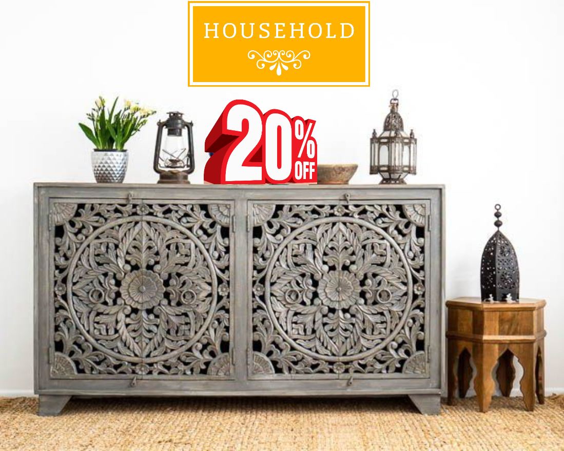 Hand Carved Historic Buffet