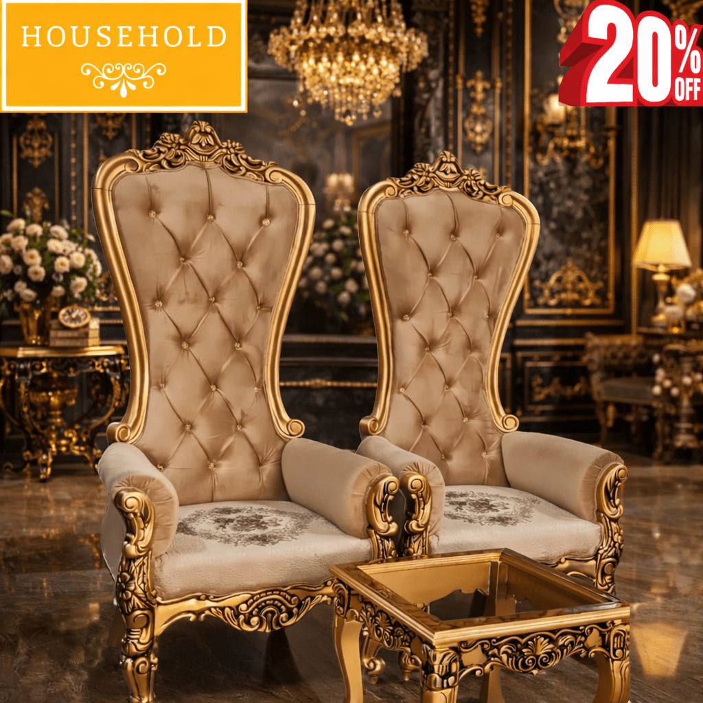 Prestige High Back Chairs with Table - Household Item