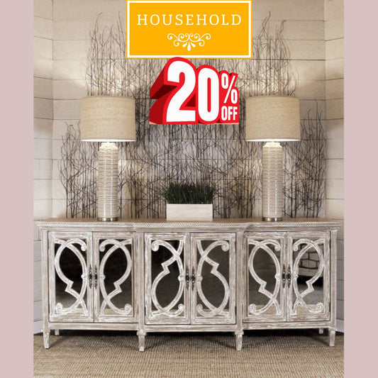 Spade Cutwork side board