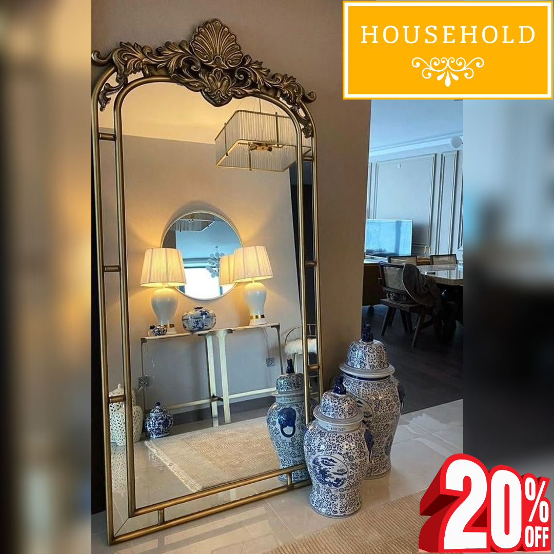 Regal Grandeur Gold Mirror
