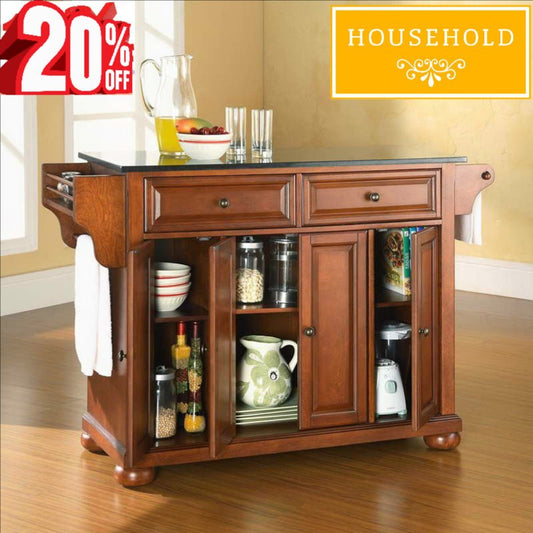 Island storage with Granite Top - Household Item