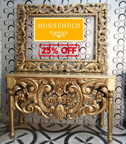 Lezine Console with Mirror - Household Item