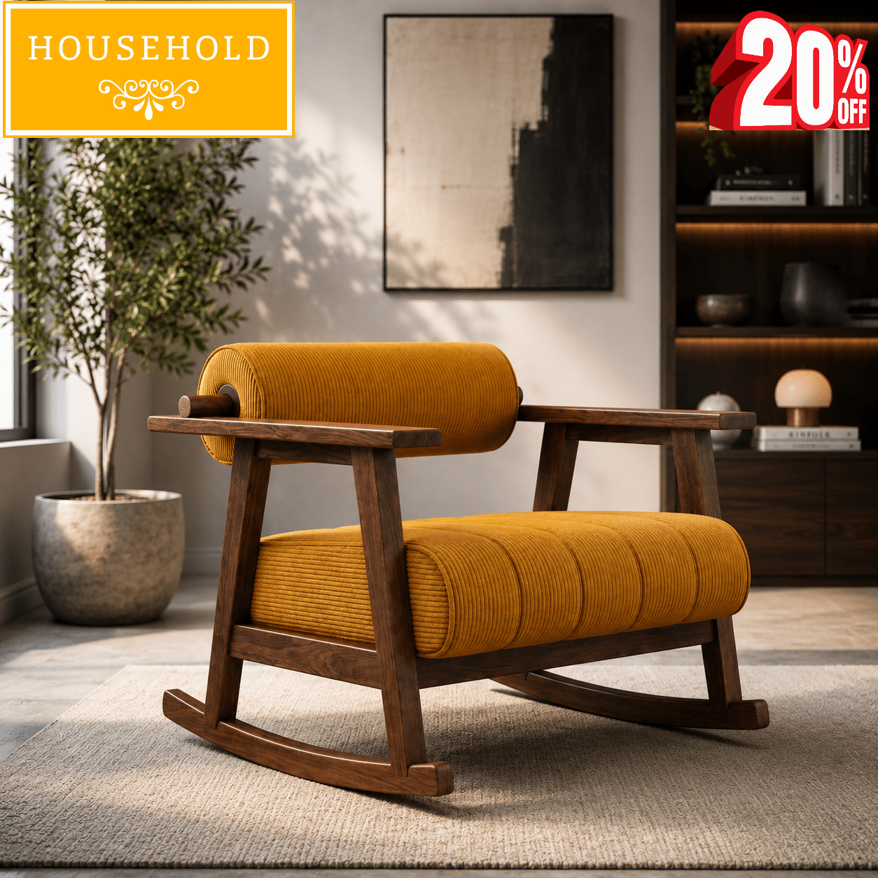 Nordic Rocker Lounge Chair - Household Item