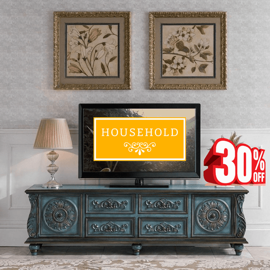 Royal Carved TV Unit - Household Item