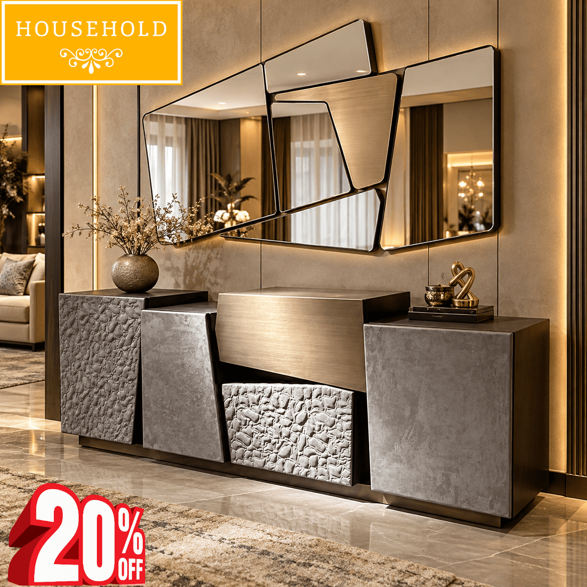 The Arvello Designer Sideboard - Household Item
