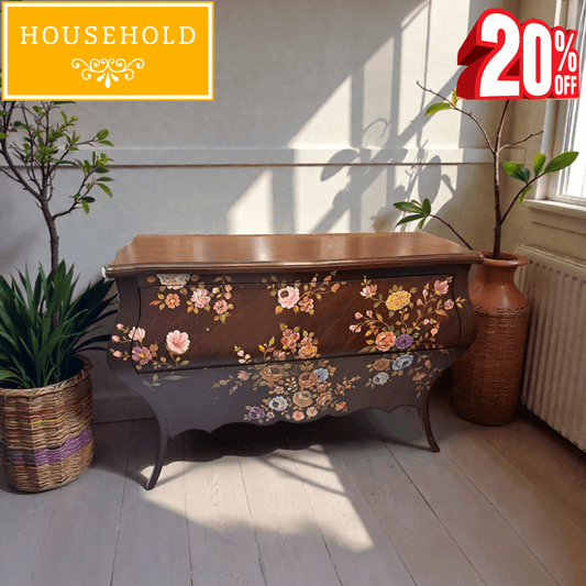 Vintage Blossom Storage Chest - Household Item