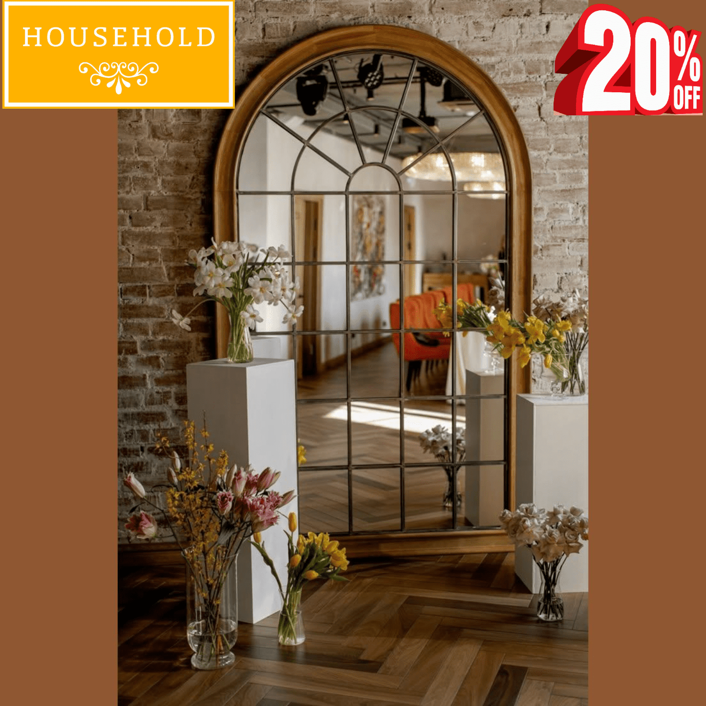 Window Style Mirror (code - II) - Household Item